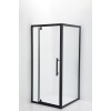 Душова кабіна AquaStream Ethos 90S розпашна All Blacks
