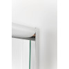 AquaStream Ethos 110S swing-out transparent shower cabin