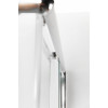 AquaStream Ethos 110S swing-out transparent shower cabin