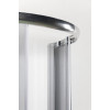 Shower cabin AquaStream Ethos 120 gray left-sided