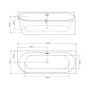 Ванна ALDO MARE NEREA 170 Правостороння