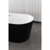 Окремо стояча ванна ALDO MARE AZURE Nero 160