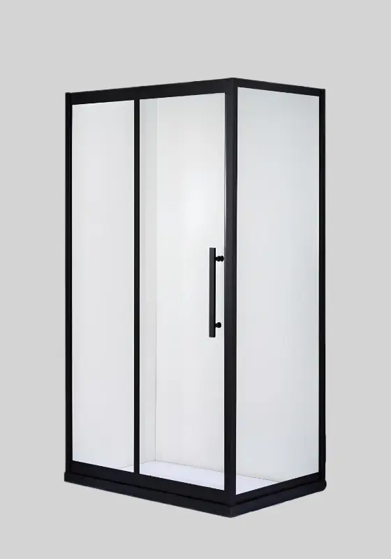 Душова кабіна AquaStream Premium S-Line 110S ALL BLACKS лівостороння