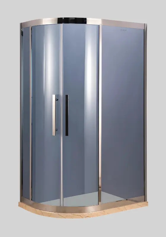 Душова кабіна AquaStream Premium S-Line 120 сіра правоcтороння