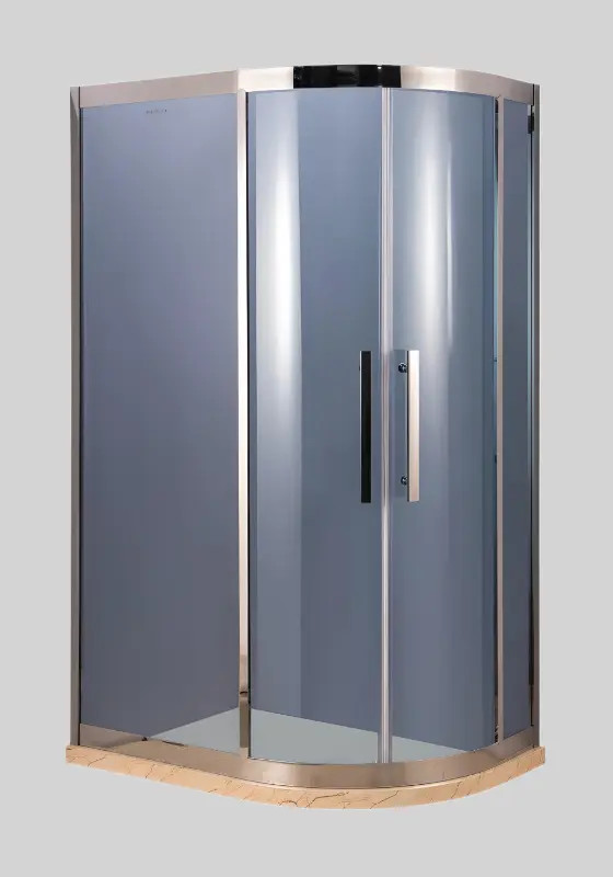 Душова кабіна AquaStream Premium S-Line 110 сіра лівостороння