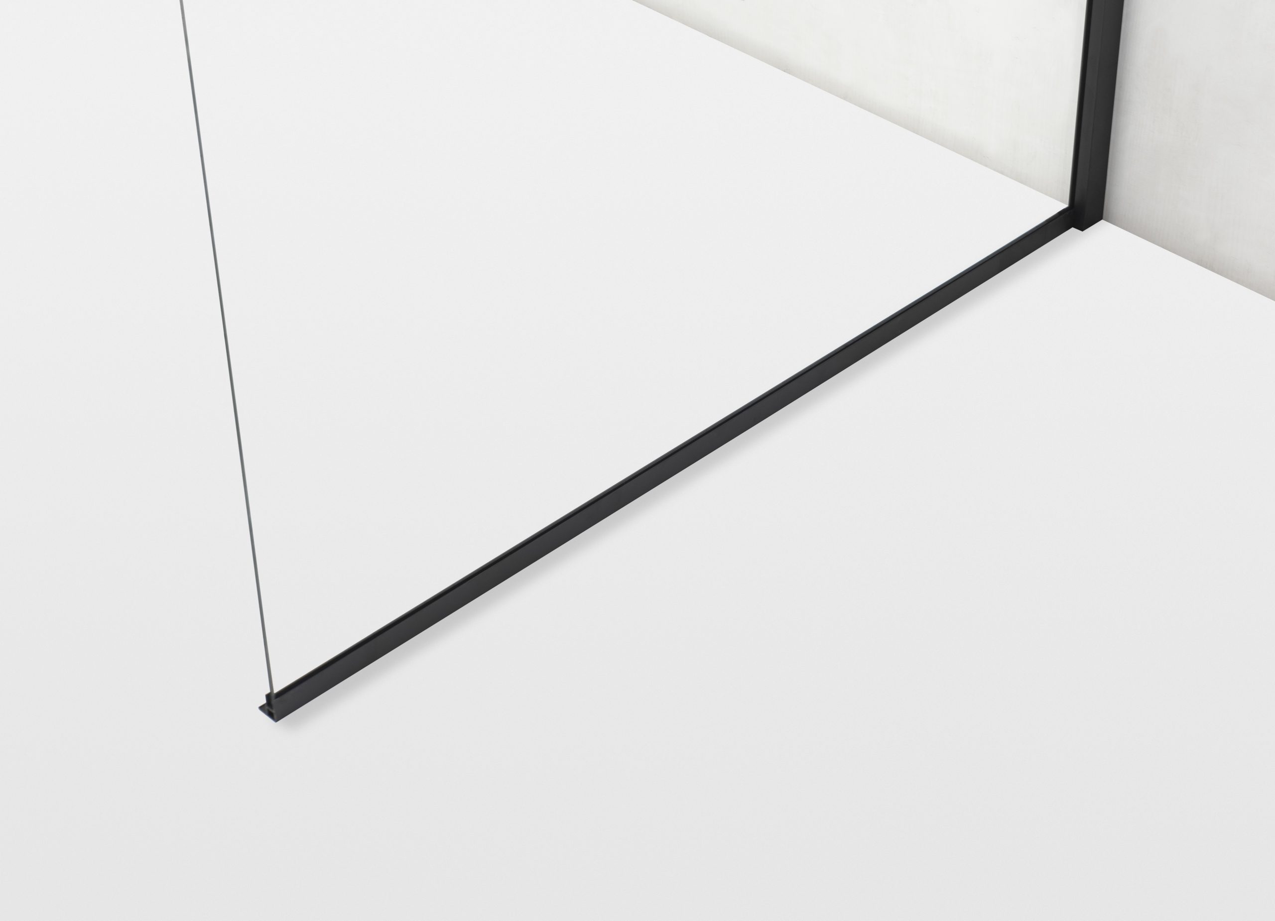 Душова стінка Walk-In AS 90 Чорна