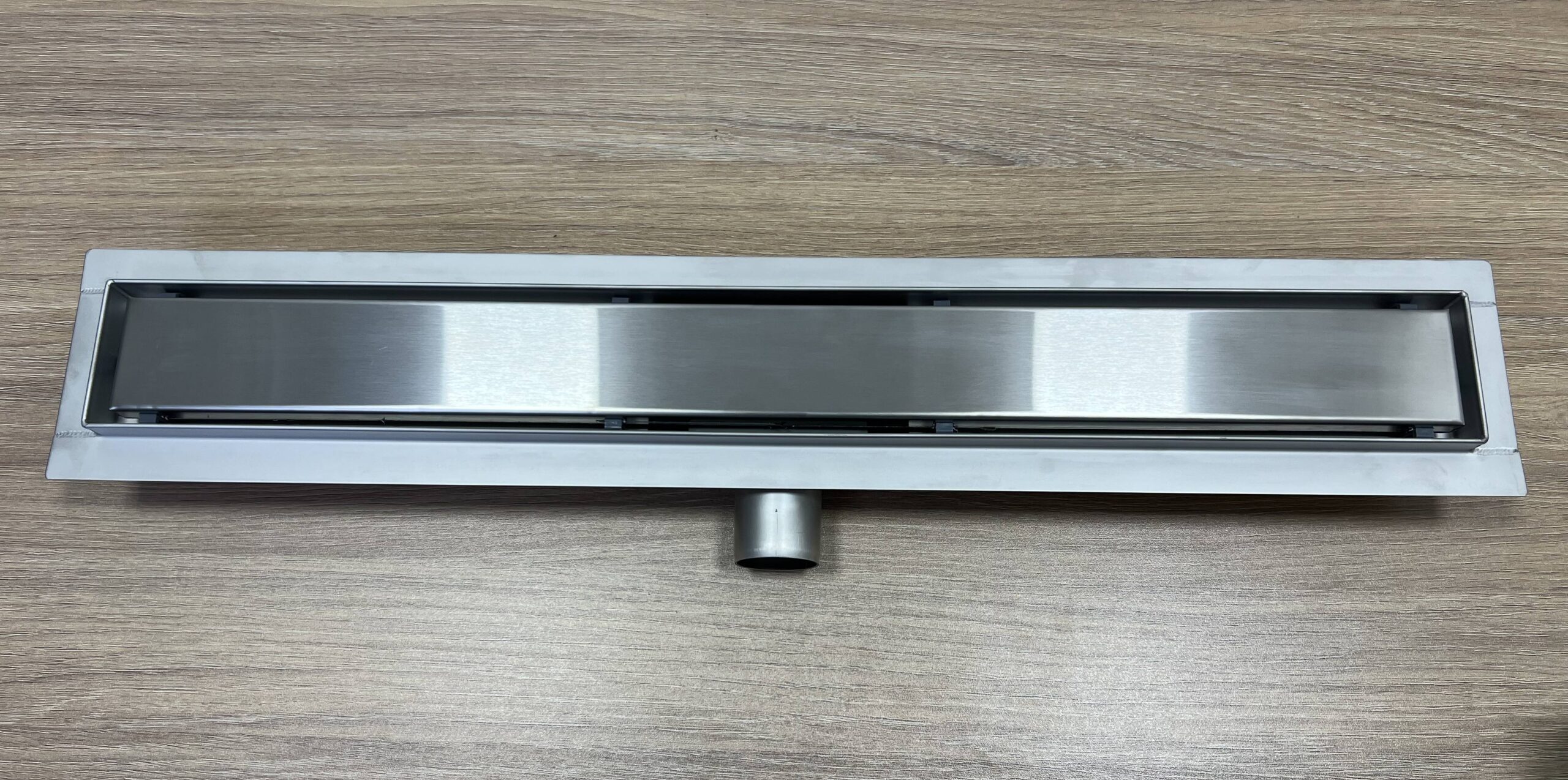 Трап лінійний AS 80 Chrome G13 нержавіюча сталь