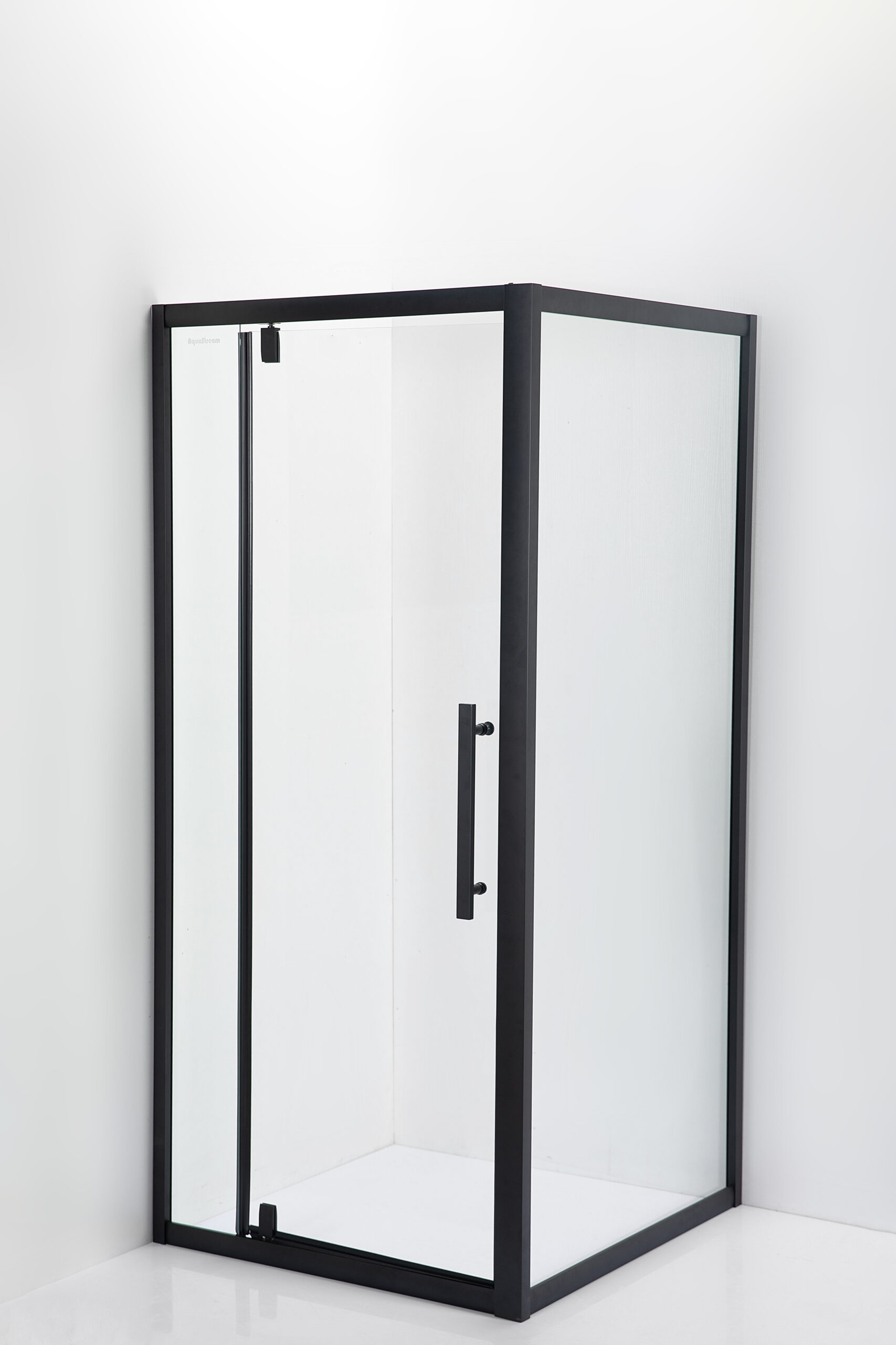 Душова кабіна AquaStream Ethos 90S розпашна All Blacks