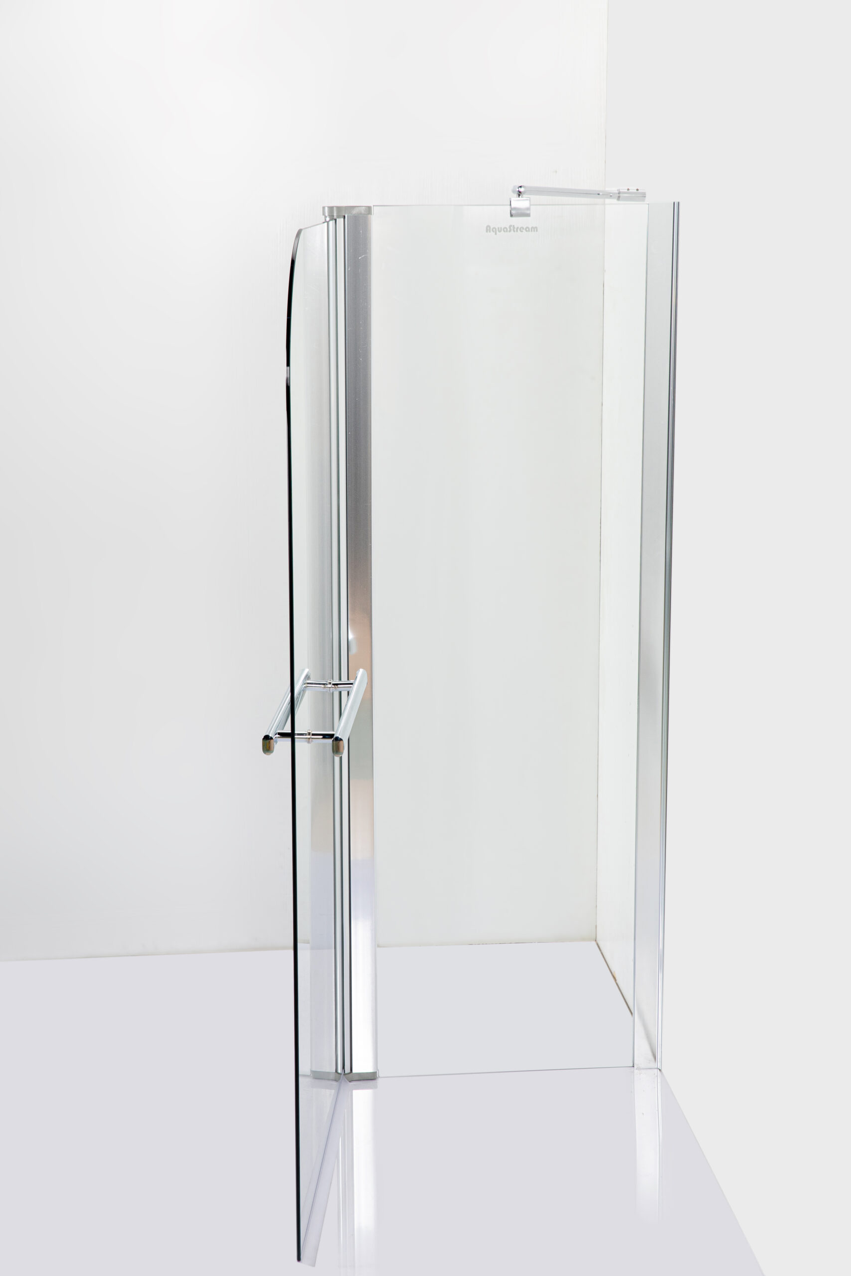 Шторка для ванны стеклянная AquaStream 65 прозрачная