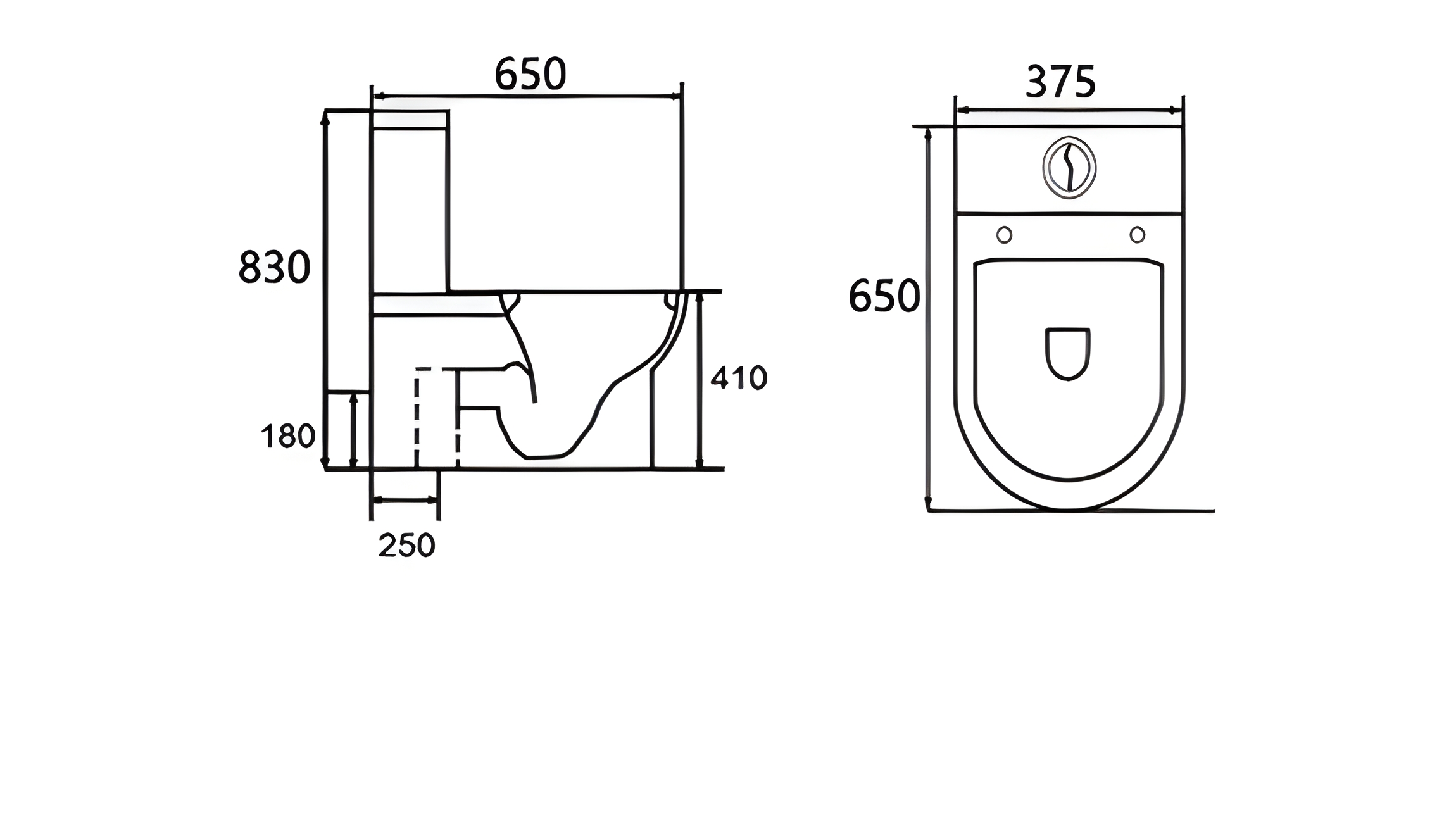 Унітаз-компакт Monet з бачком і сидінням Soft Close дюропласт
