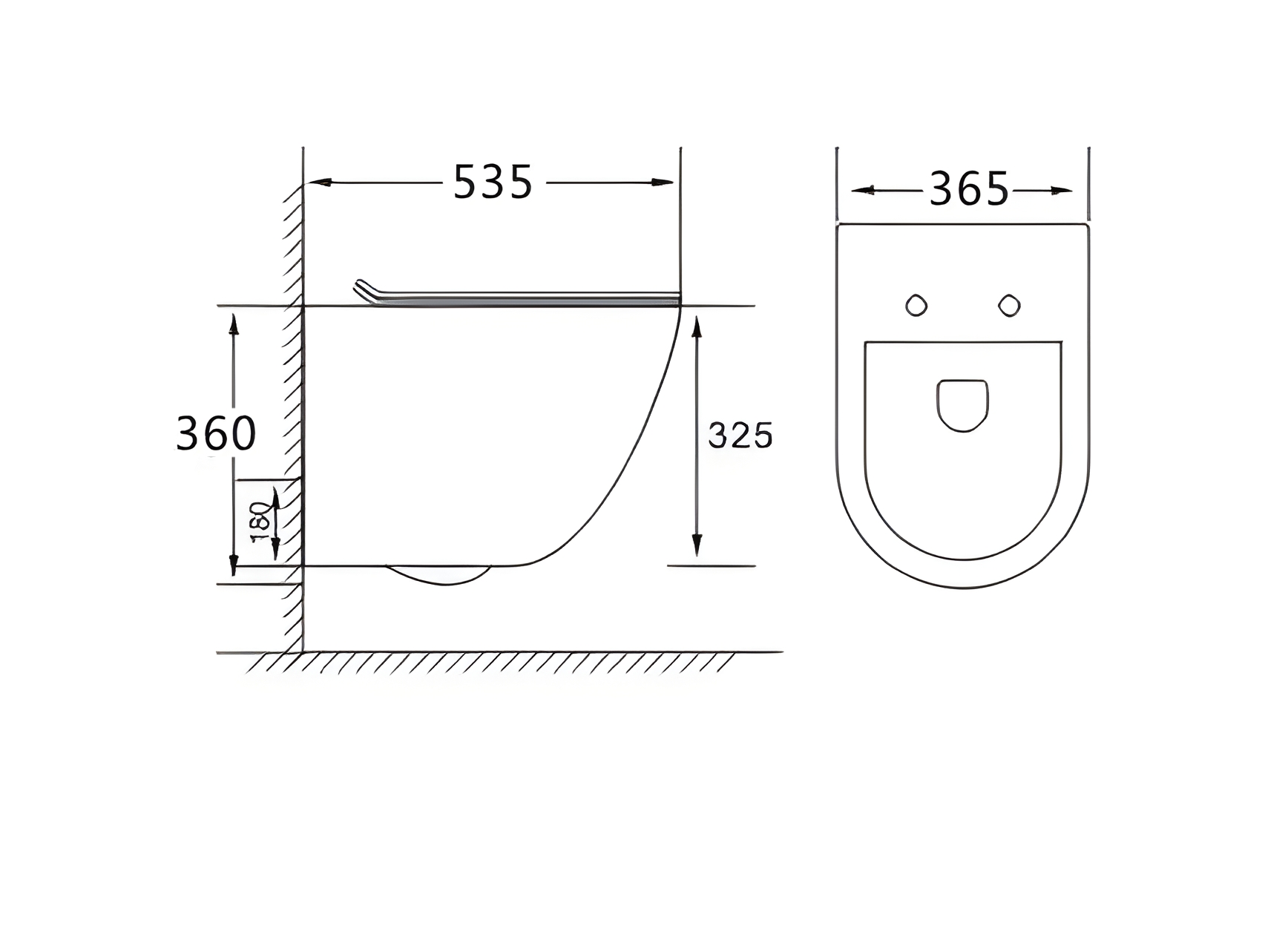 Унітаз підвісний Sorrento з сидінням Soft Close дюропласт