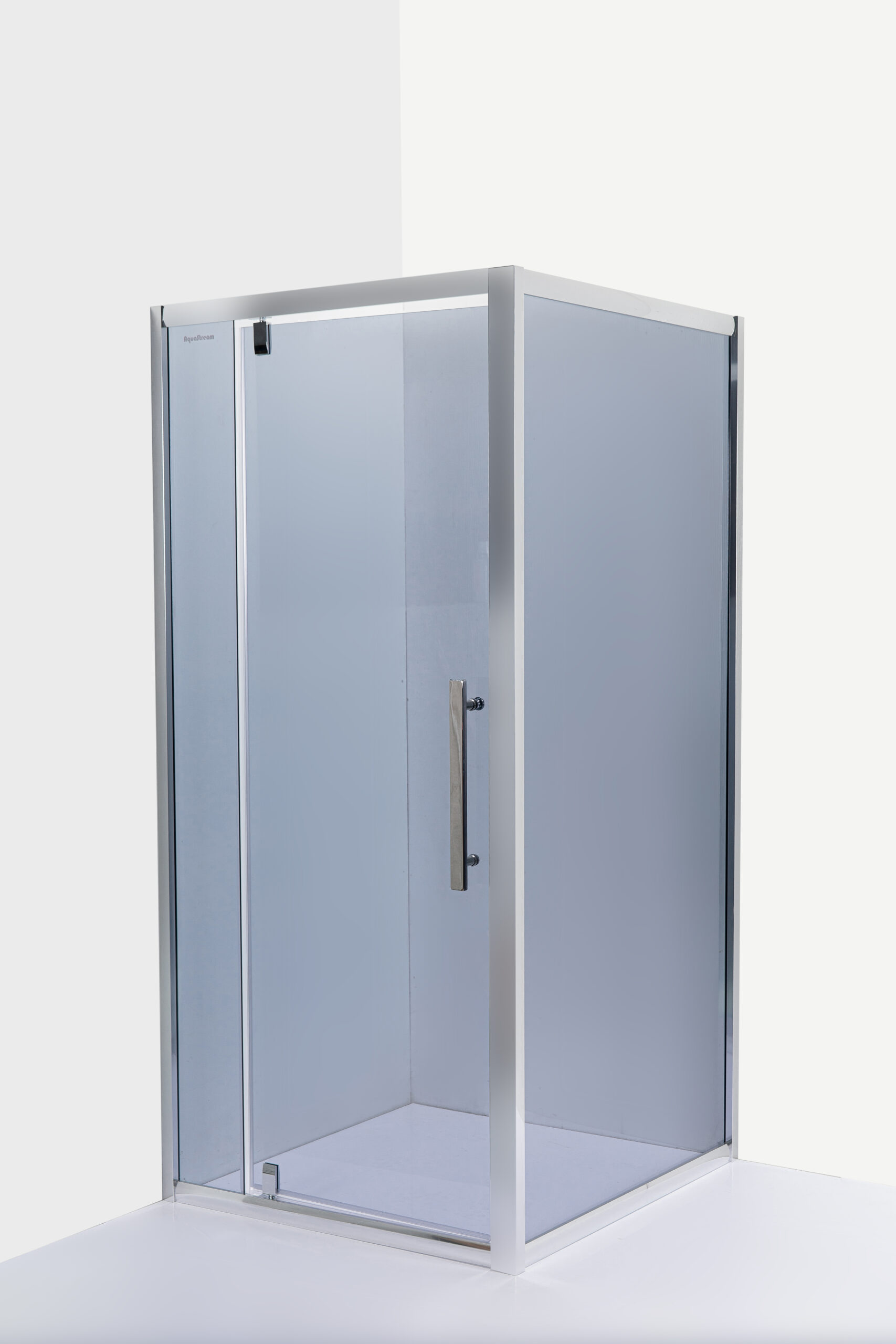 Душова кабіна AquaStream Ethos 100S розпашна сіра