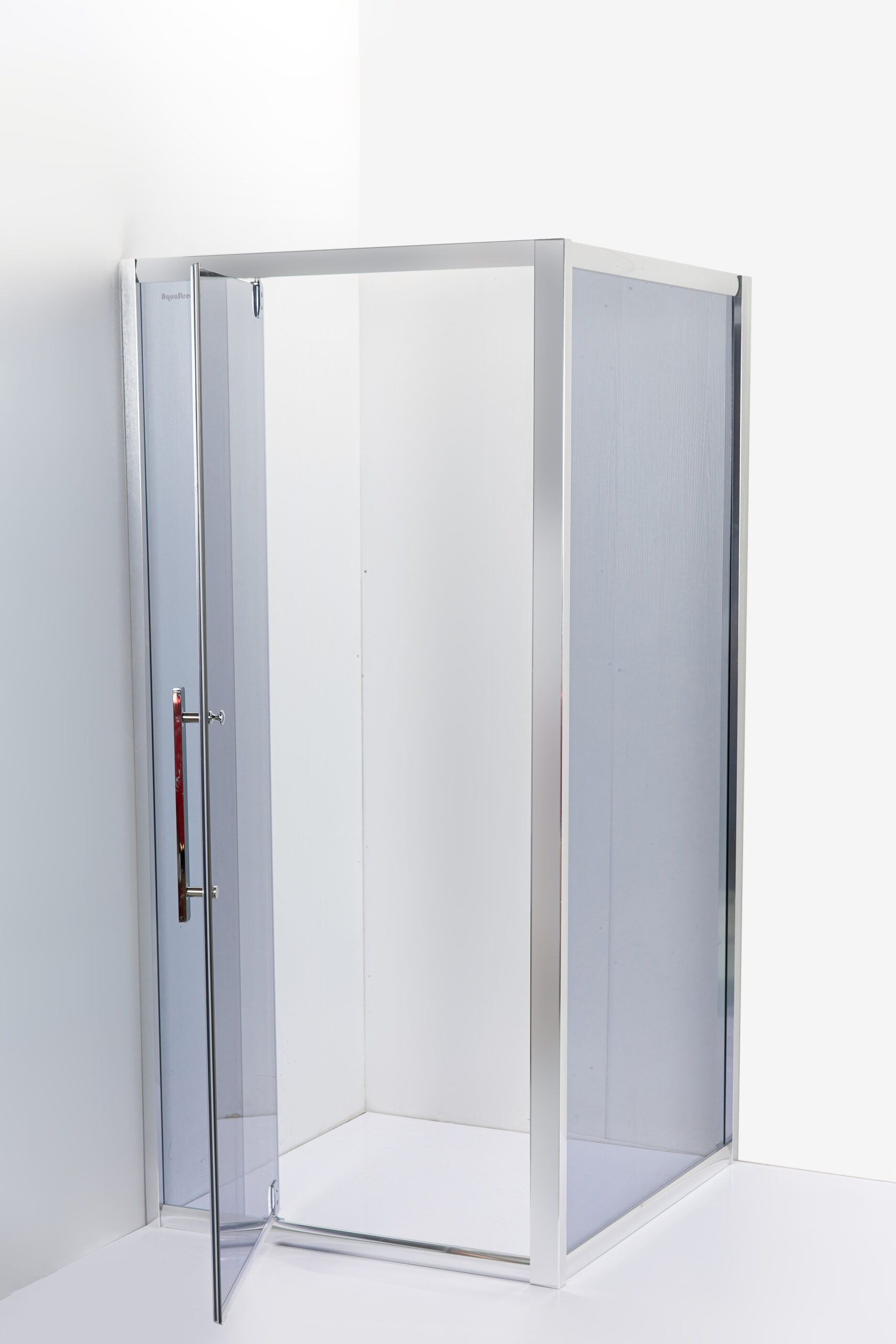 Душова кабіна AquaStream Ethos 100SR розпашна сіра